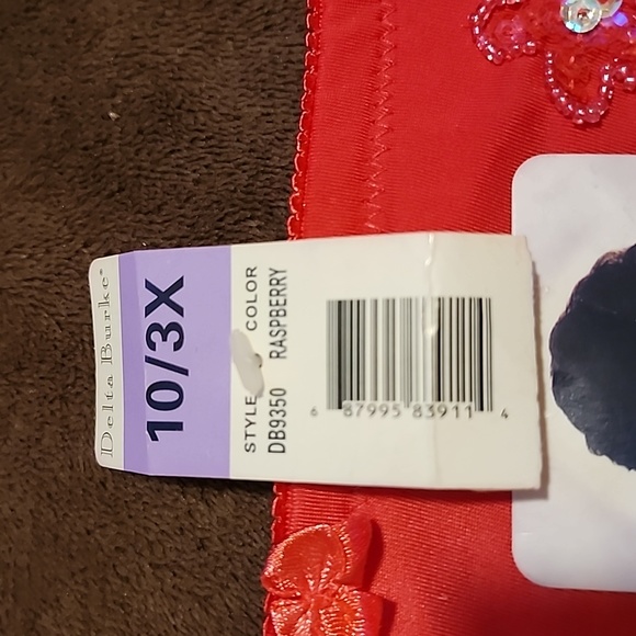 VINTAGE DELTA BURKE RASPBERRY COLOR 10/3X BIKINI PANTIES - Picture 4 of 7